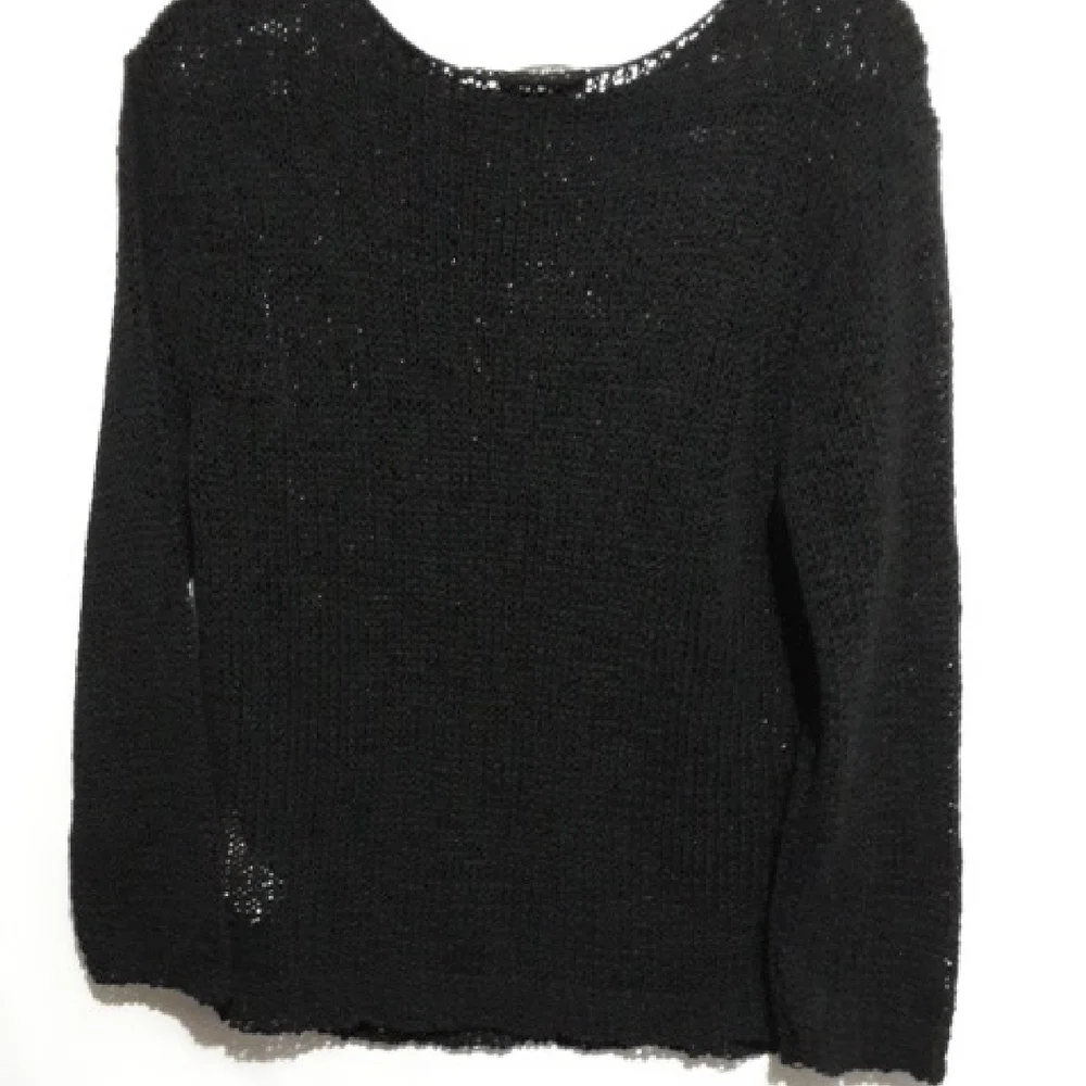 J. CREW Crochet Classic‎ Black Women's S Sweater